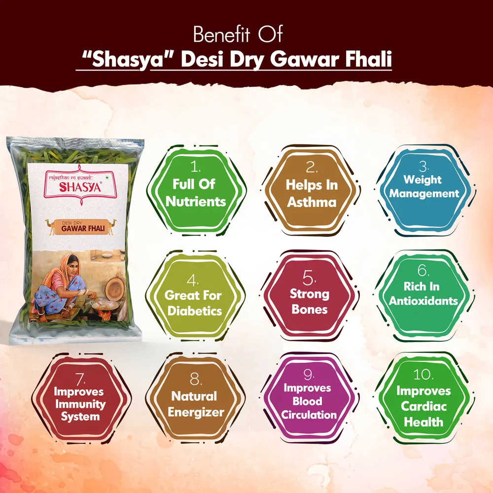 Health benefits of Shasya Desi Dry Gawar Phali