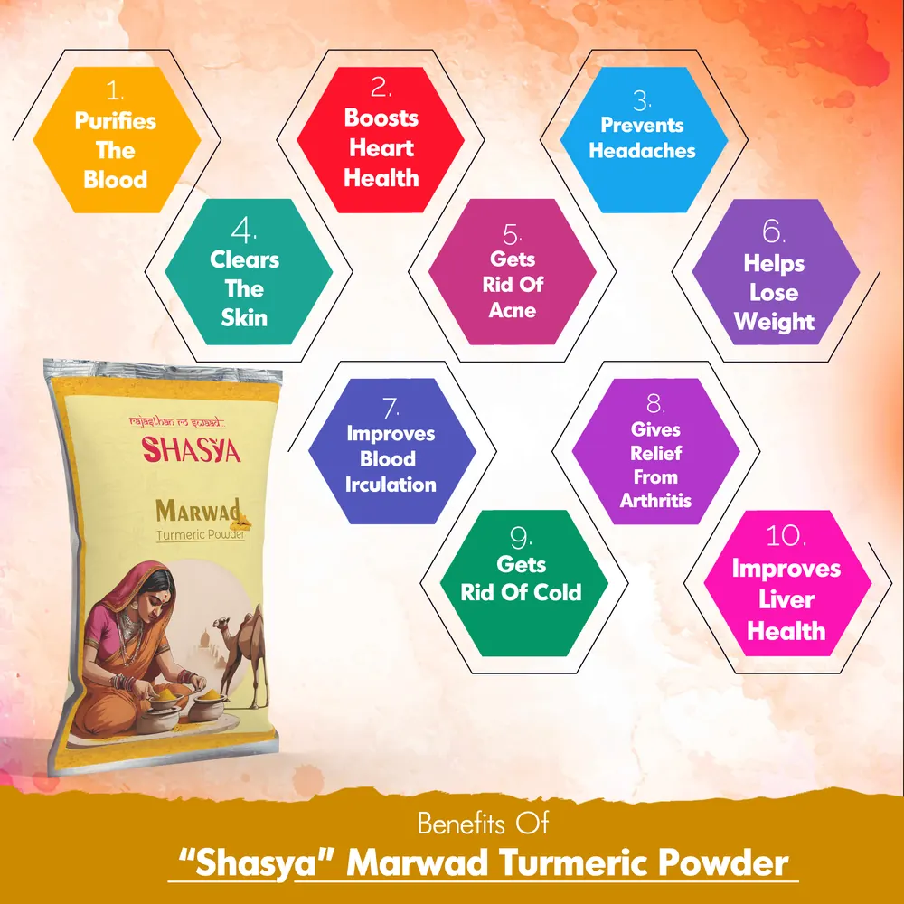 Health benefits of Shasya Marwad Turmeric Powder