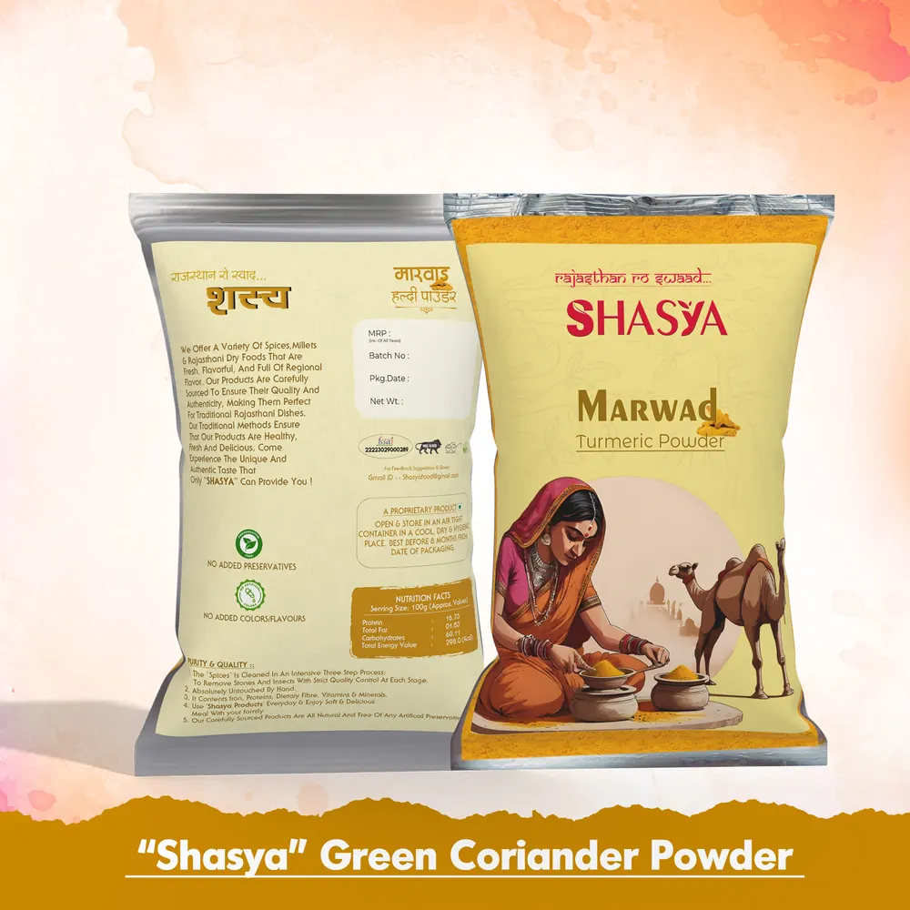 Dishes made with Shasya Marwad Turmeric Powder
